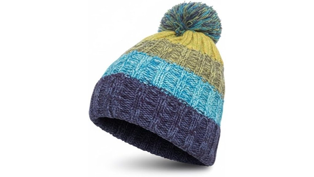 100 waterproof fleece lined beanie