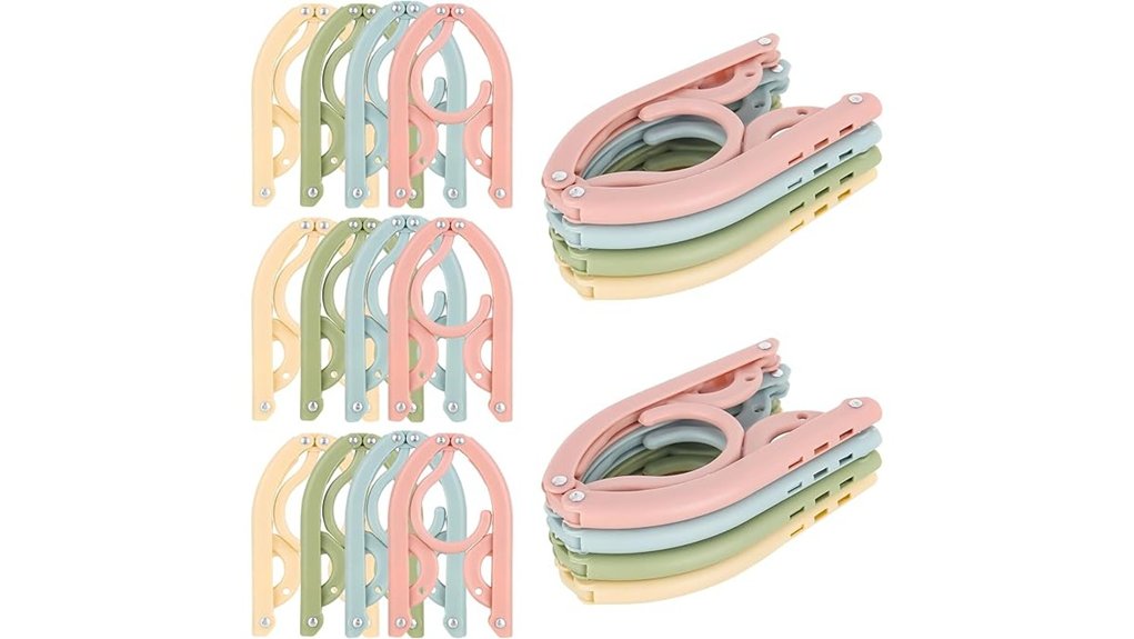 20 pcs folding hangers set