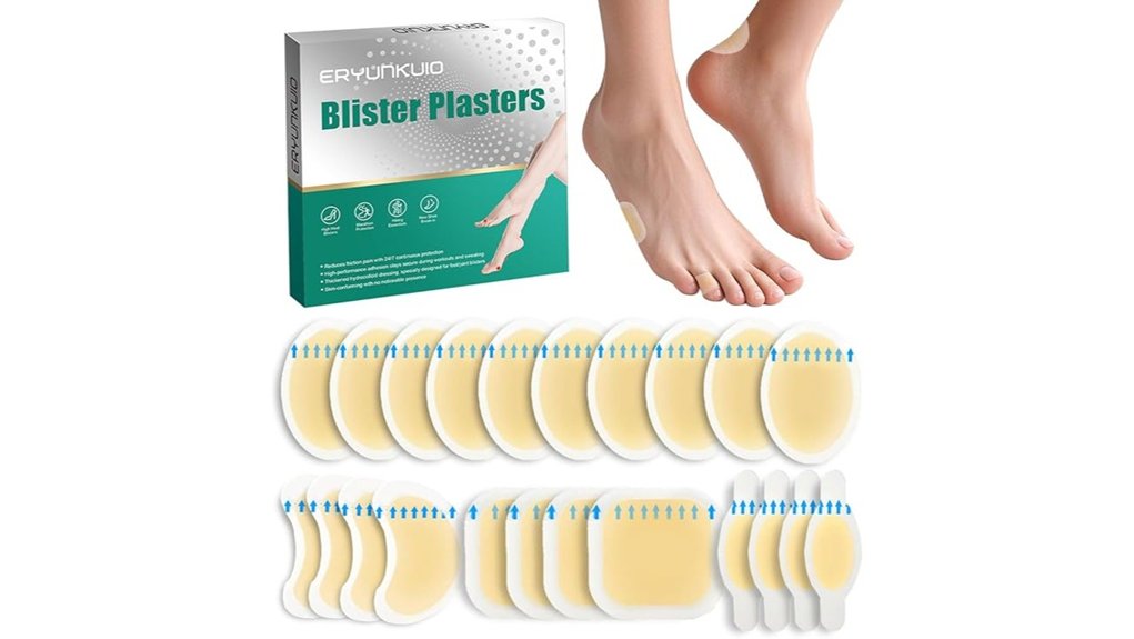 22 piece blister plasters for feet