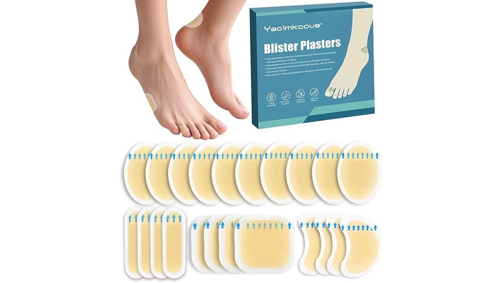 22 piece blister plasters for feet