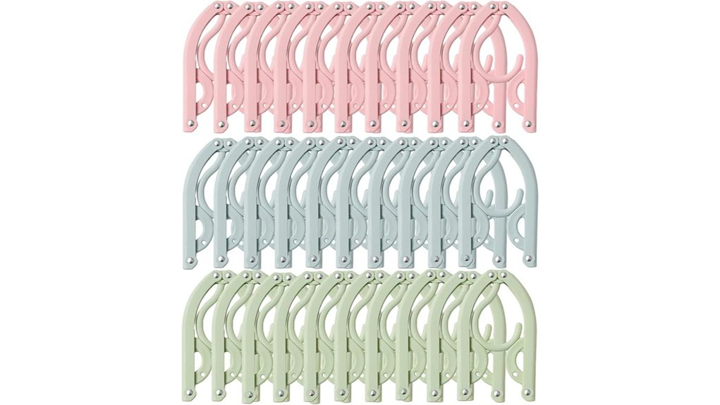 30 pcs folding hangers travel