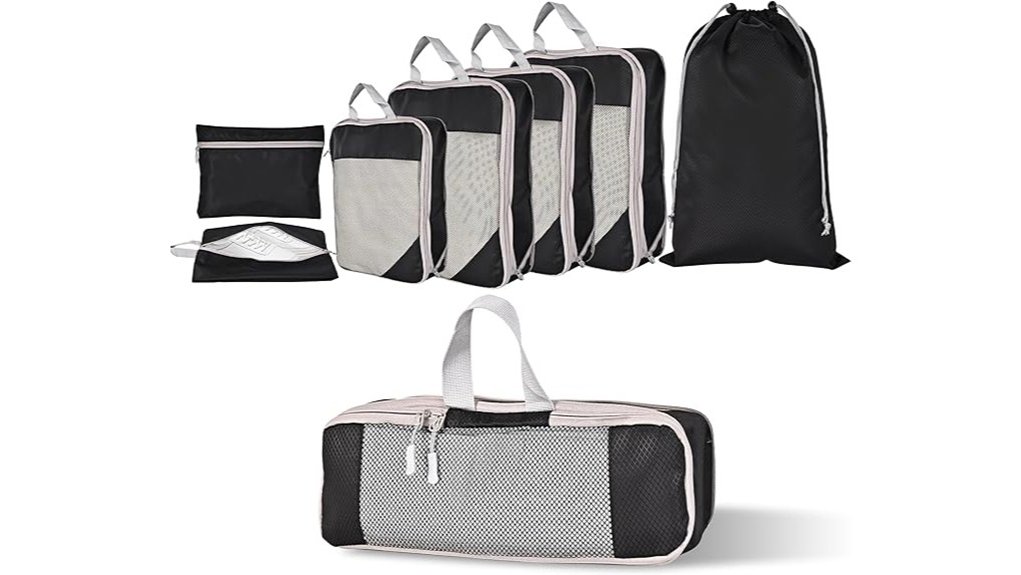8 piece compression cubes set