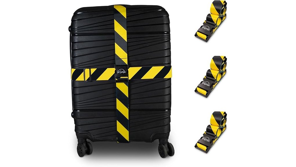 adjustable tsa luggage straps