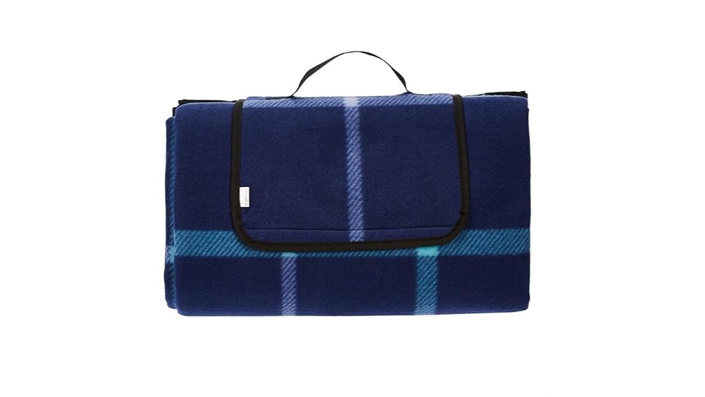 amazon basics picnic blanket blue