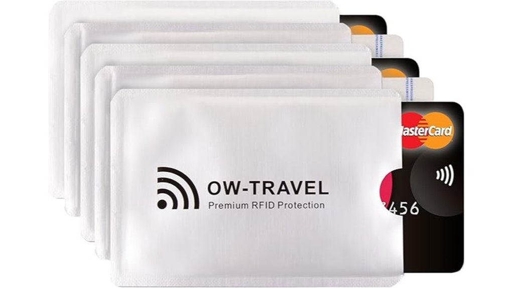 anti piracy rfid credit card holder case