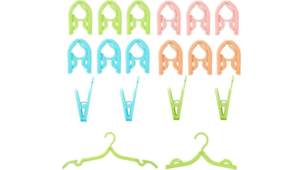 anti slip travel hanger set