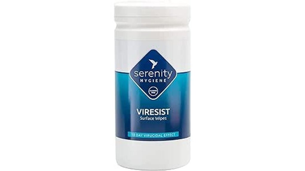 antibacterial wipes 10 day protection