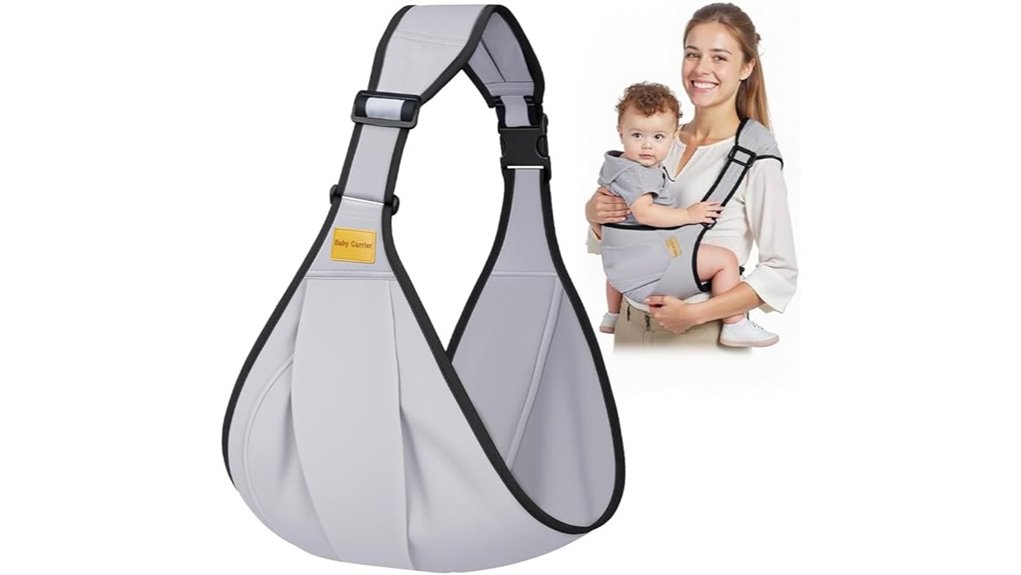 baby carrier sling wrap with adjustable straps