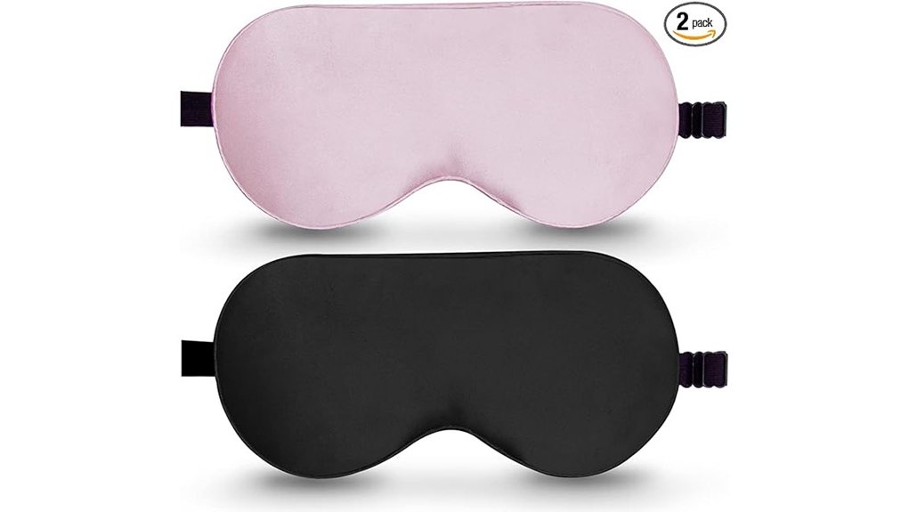 beevines silk sleep masks 2 pack