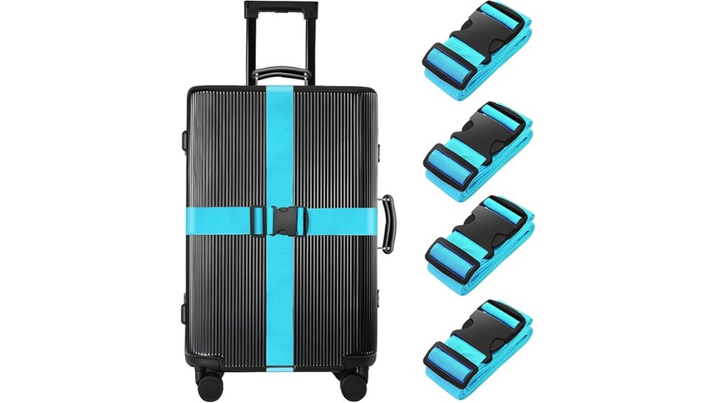 bilione luggage straps four pack