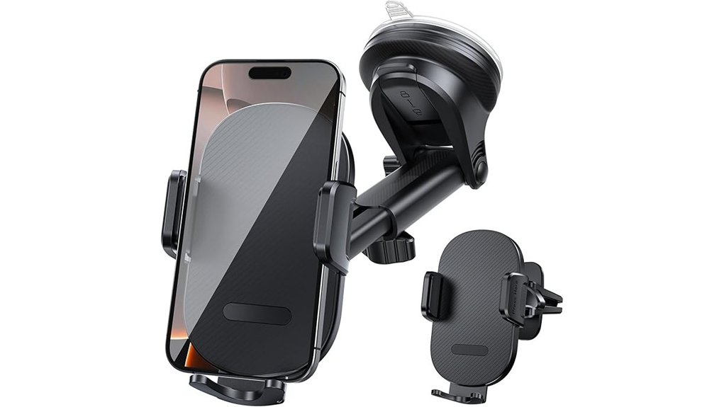 car phone holder 360 rotation strong suction