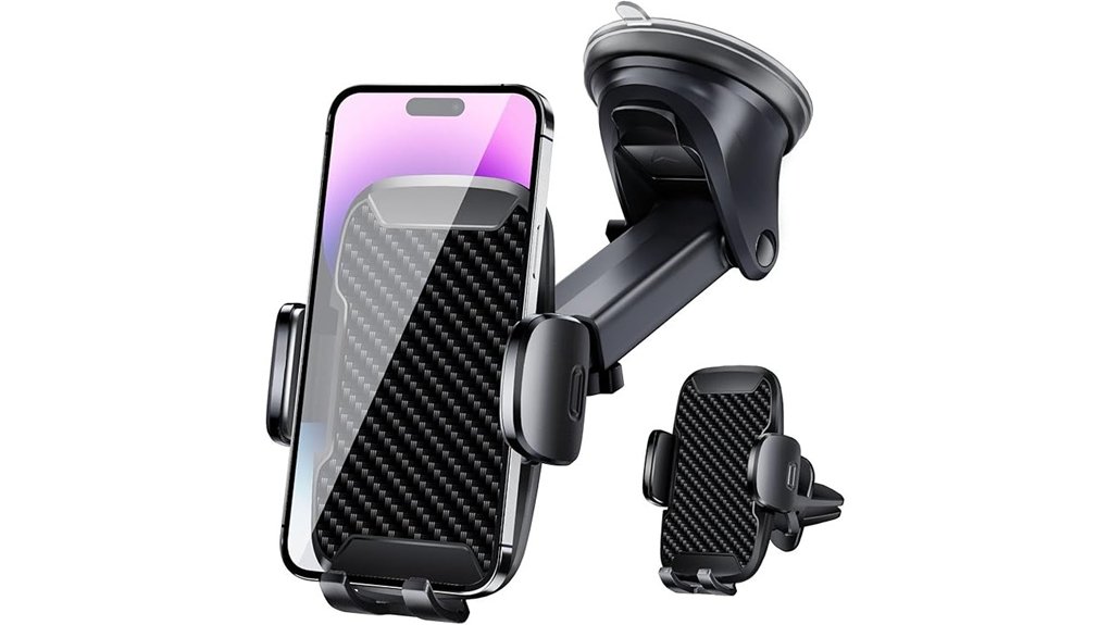 car phone holder 360 rotation strong suction