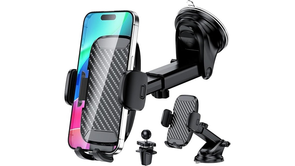 car phone holder with strong suction