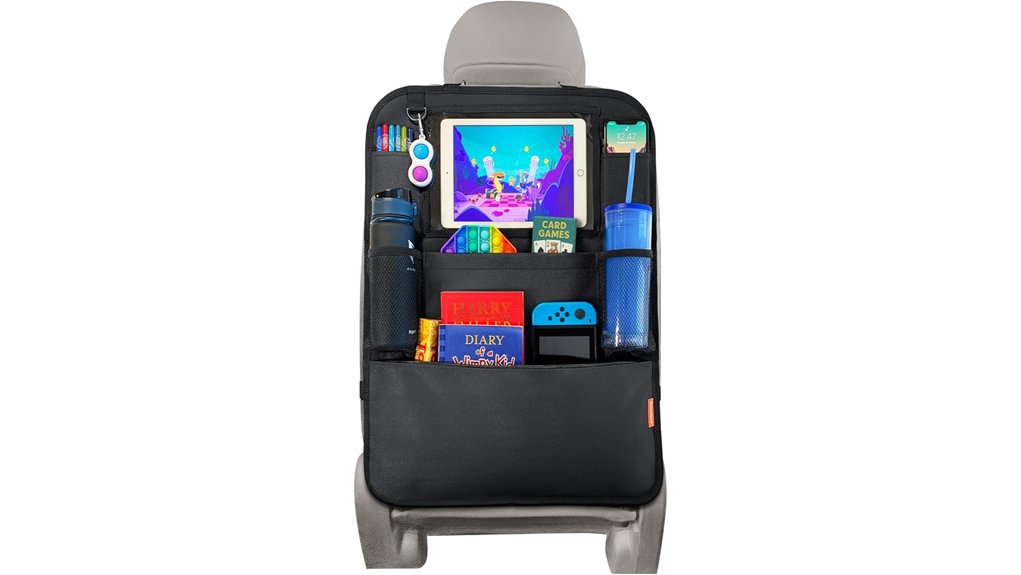 car seat organizer with storage