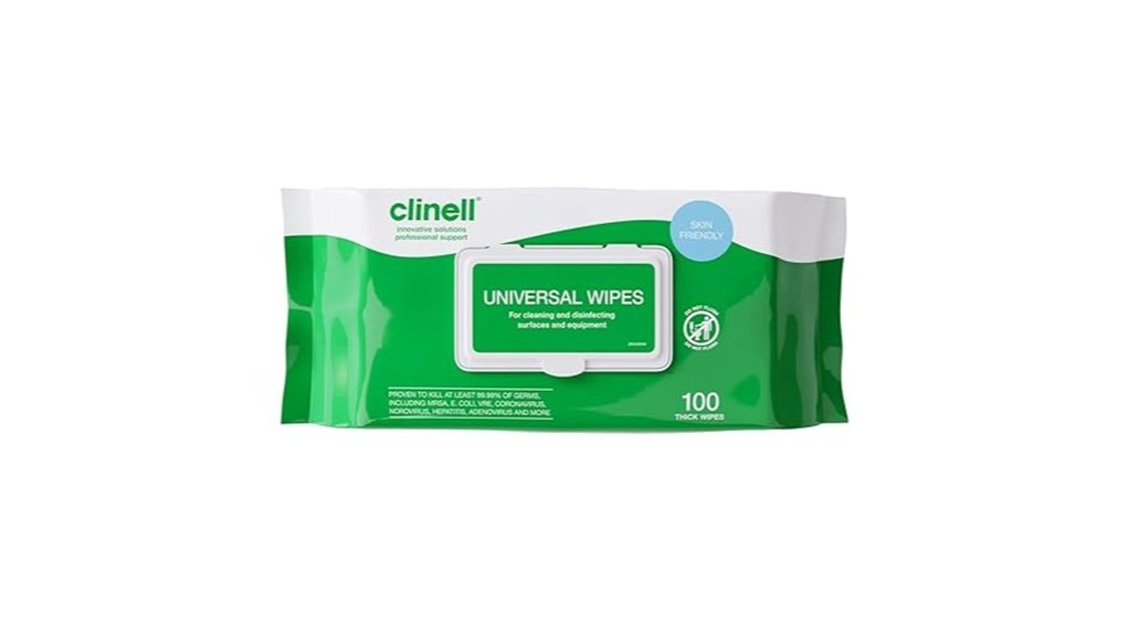 clinell universal cleaning wipes