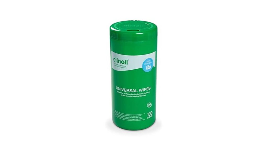 clinell wipes 100 count tub