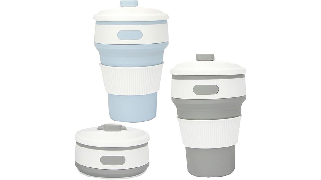 collapsible travel cups 2 pack