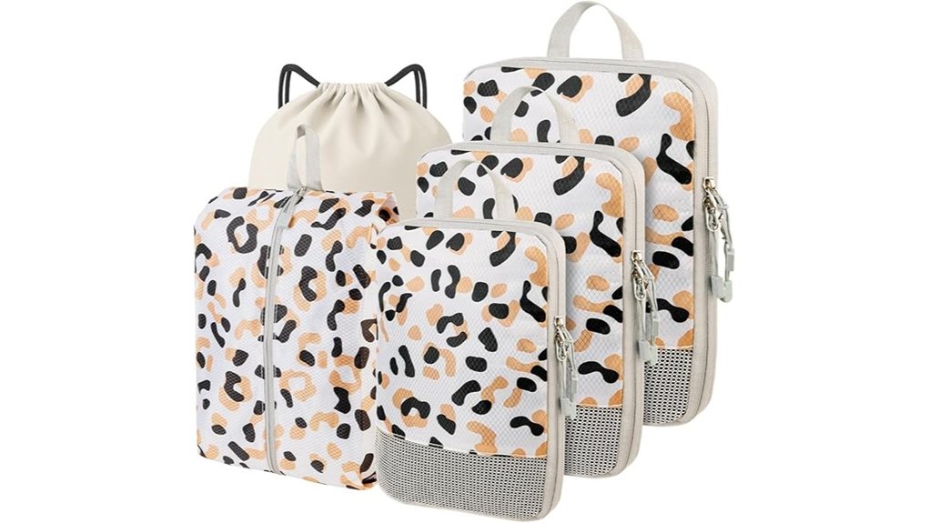 compression packing cubes travel organizer bags