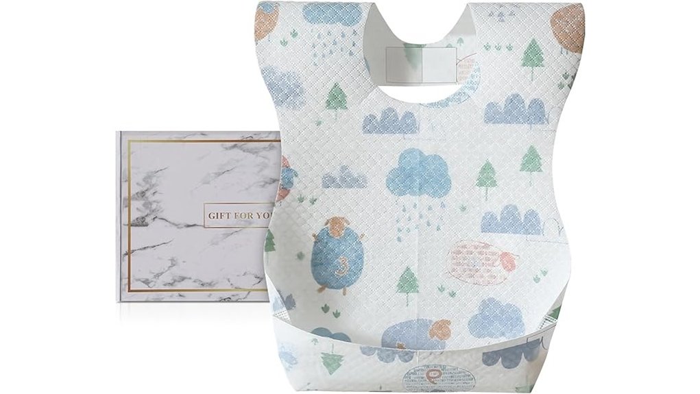 disposable waterproof baby bibs