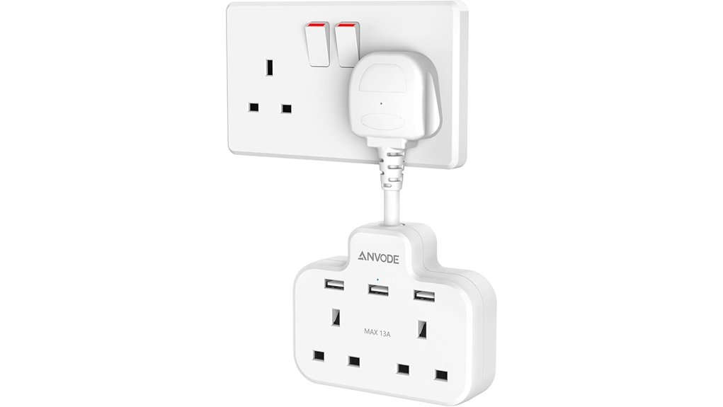 double plug usb wall adaptor