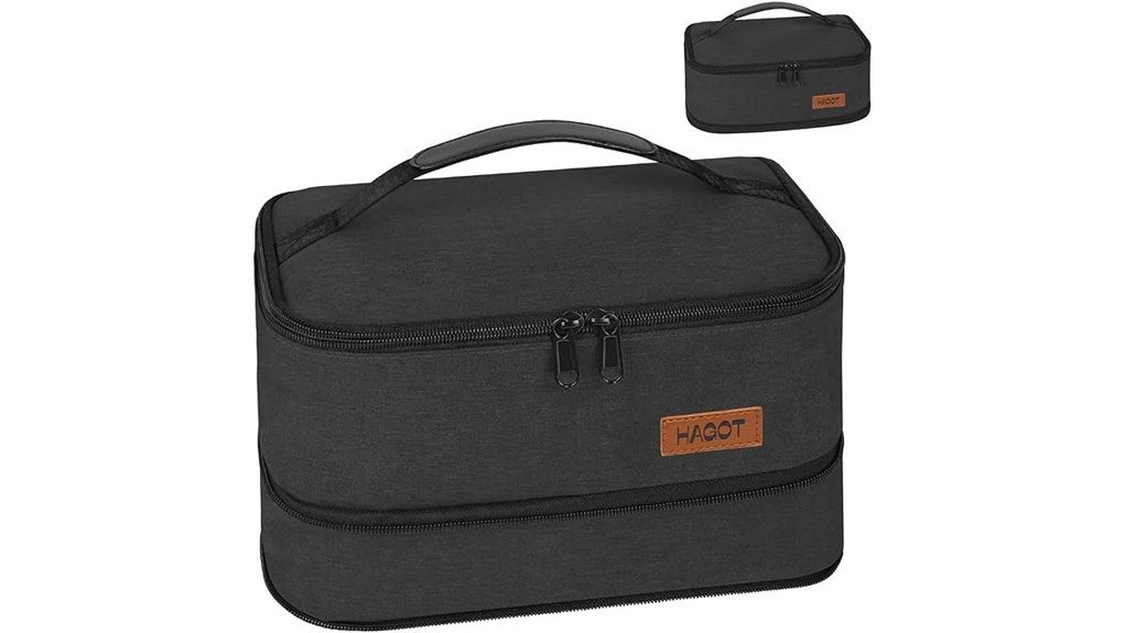 expandable insulated lunch bag leakproof design