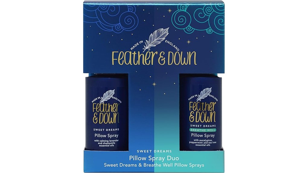 feather down pillow spray gift set 2x50ml