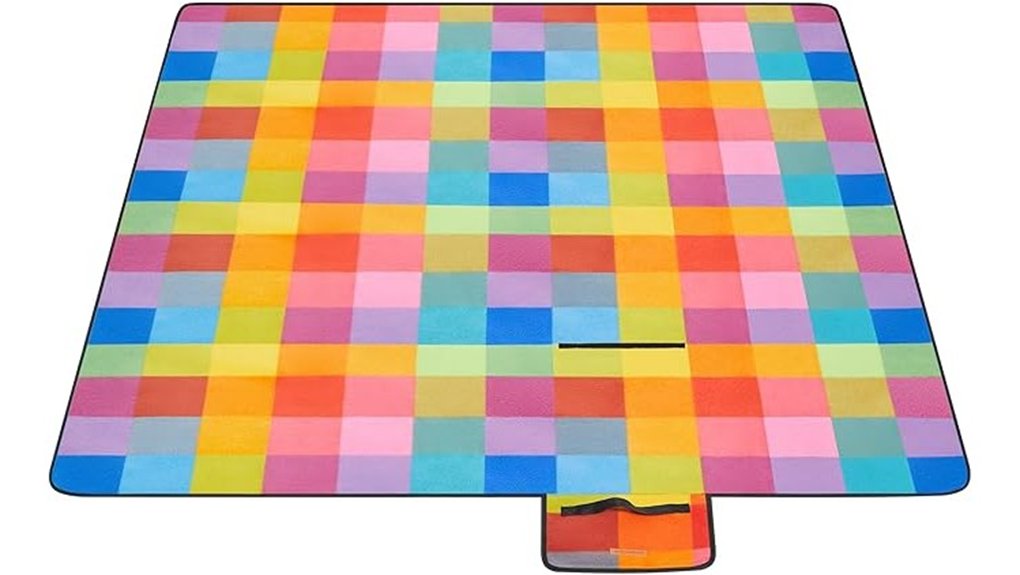 fleece picnic blanket waterproof