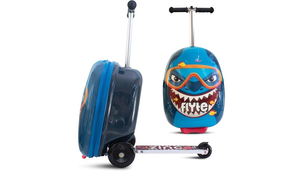 flyte 2 in 1 scooter luggage