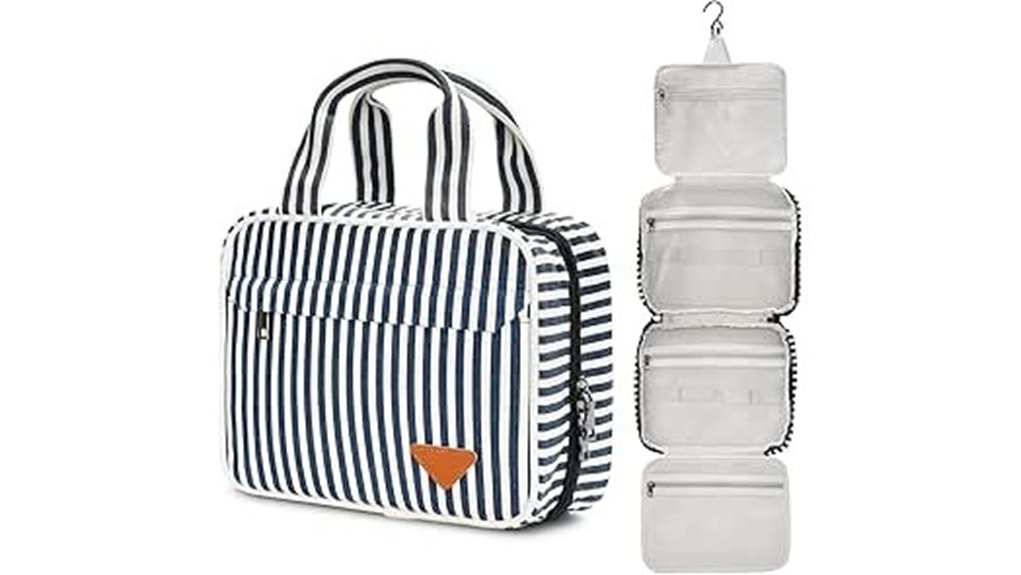 hanging toiletry bag with hook