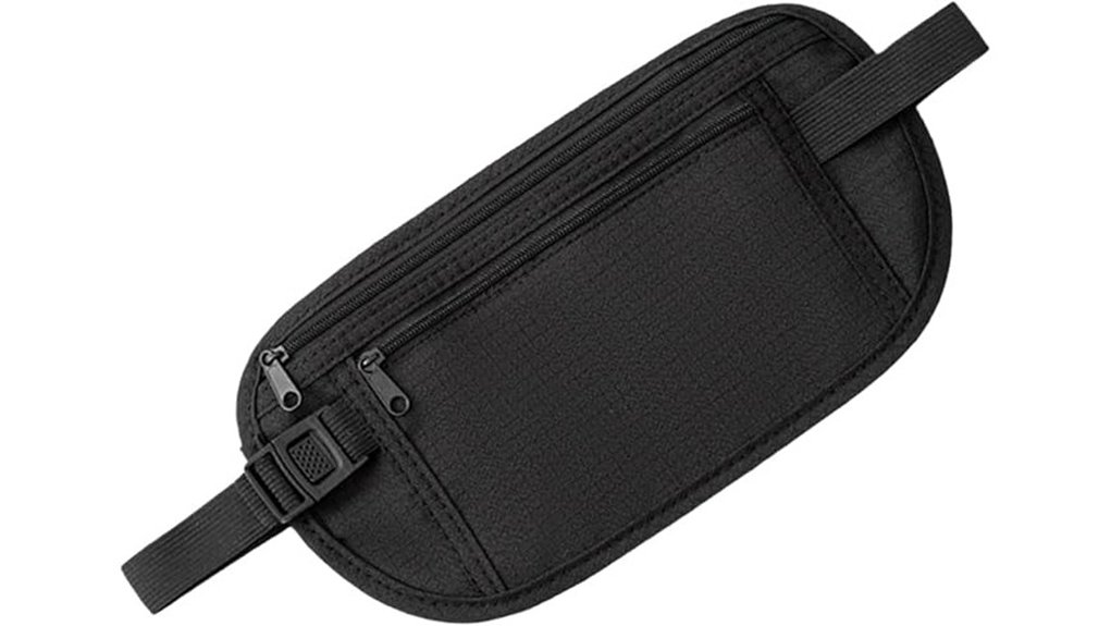 hidden travel money belt passport holder