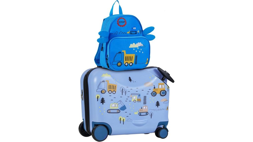 homfme kids luggage set