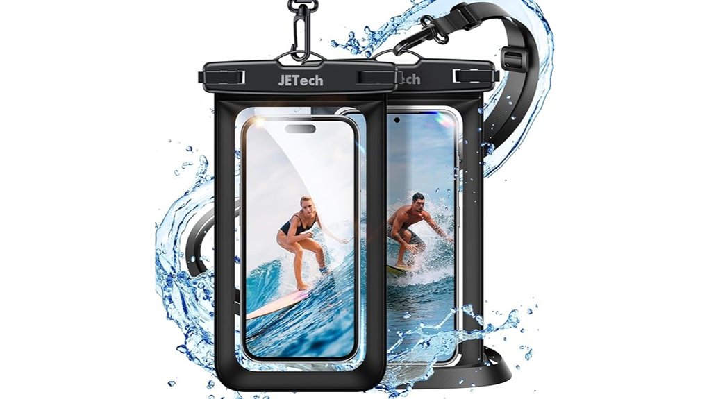 jetech waterproof pouch ipx8 for 7 2 devices