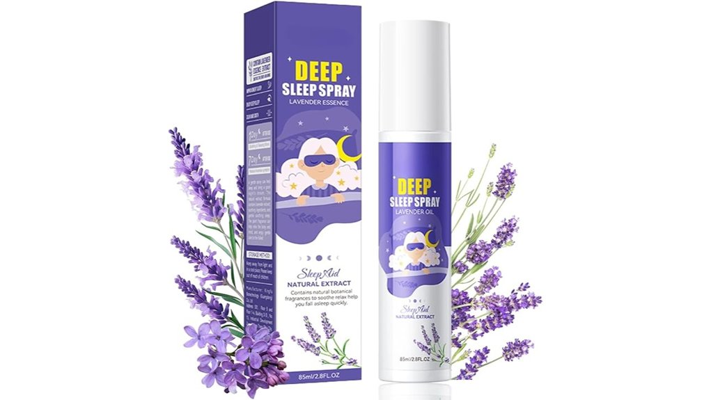 lavender sleep spray label
