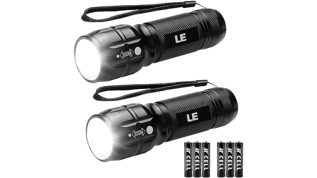 le led torch le1000 flashlight