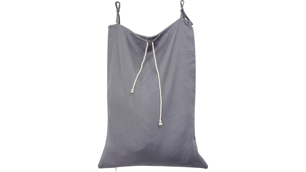linen hanging laundry bag