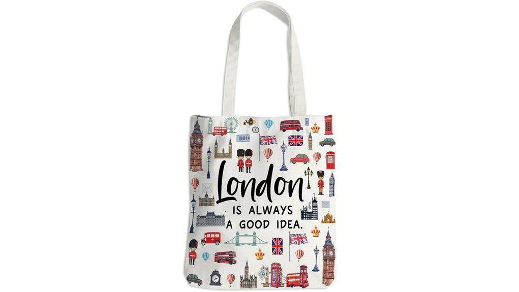 london city travel tote bag gift