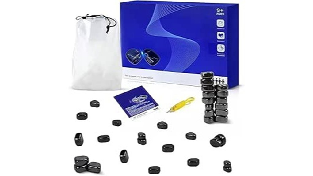magnetic chess with stones
