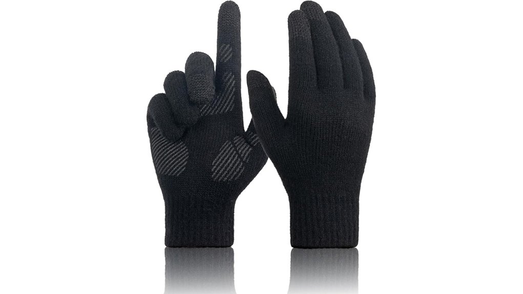 merino wool thermal gloves