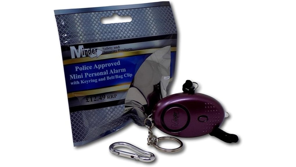 minder 140db police approved panic alarm keyring