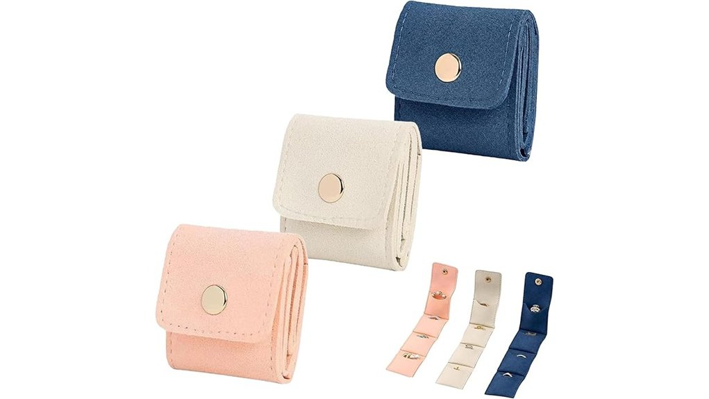 mini travel jewellery bag set