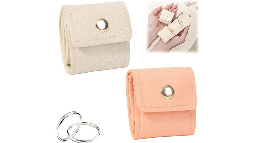 mini travel jewelry bag set