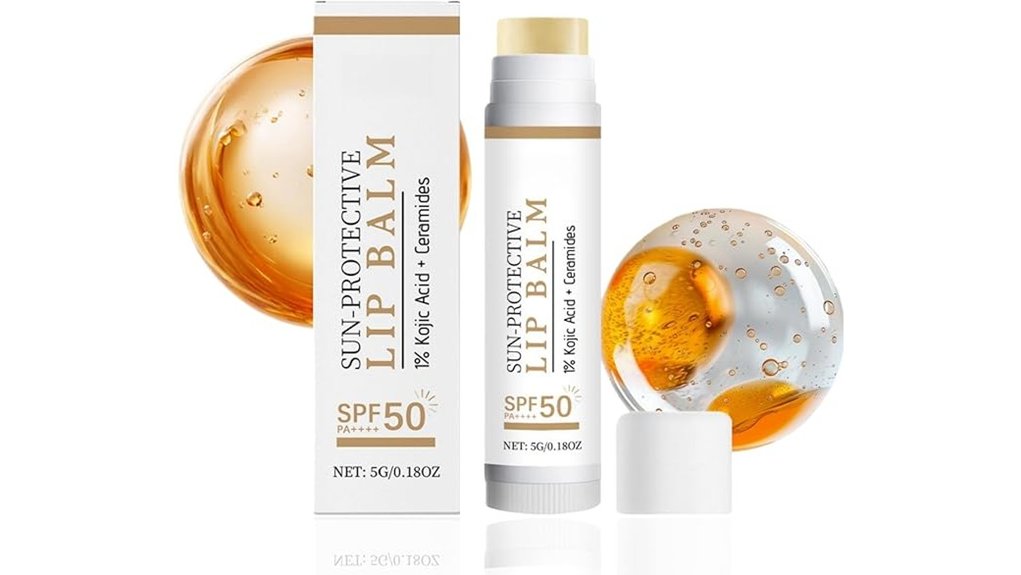 natural spf 50 lip balm for dark lips