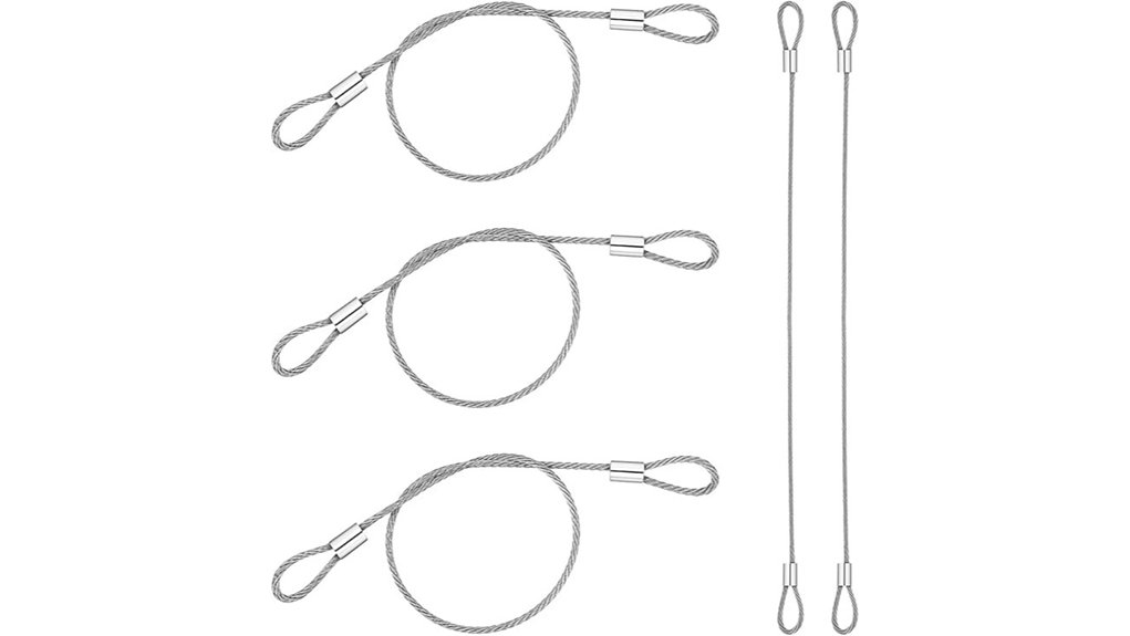 outdoor security cable lock 5 pack