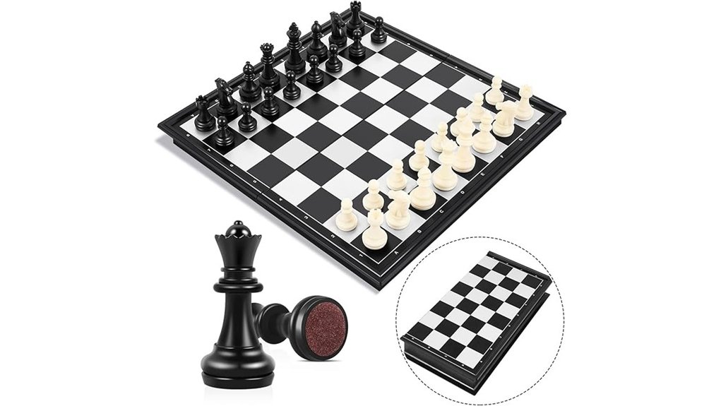 peradix magnetic folding chess set