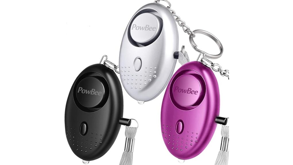 personal alarm set three pack lights