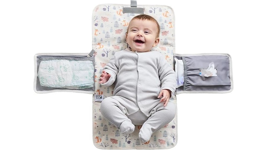 polar gear portable changing mat with storage