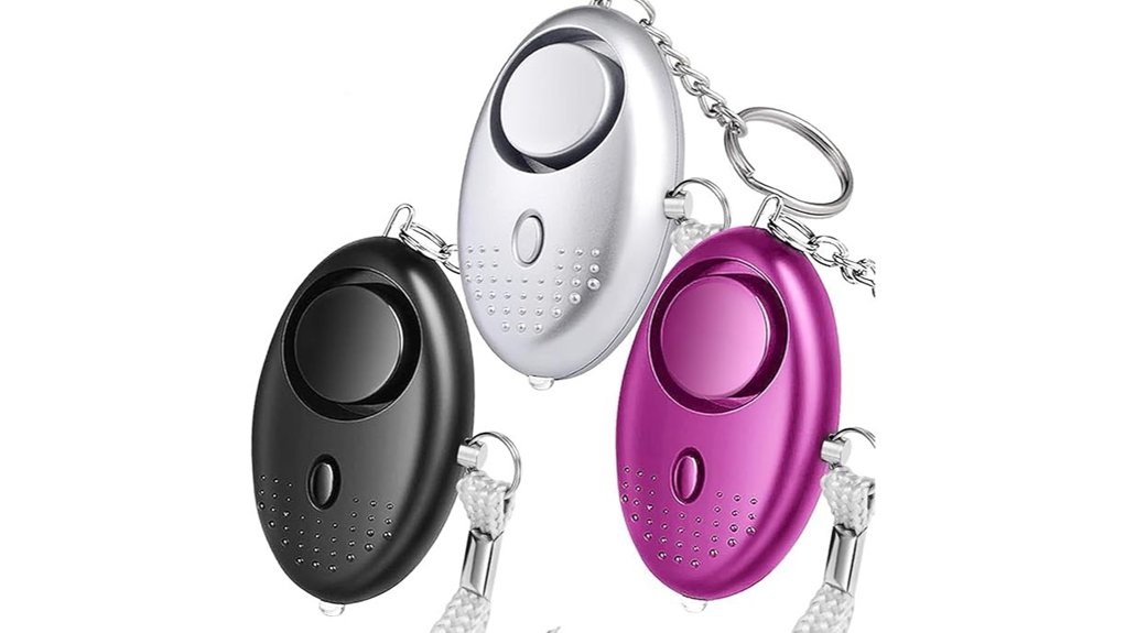 police approved personal alarm led light