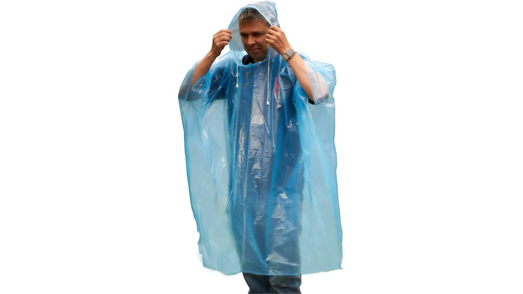 poncho rain coat with hood