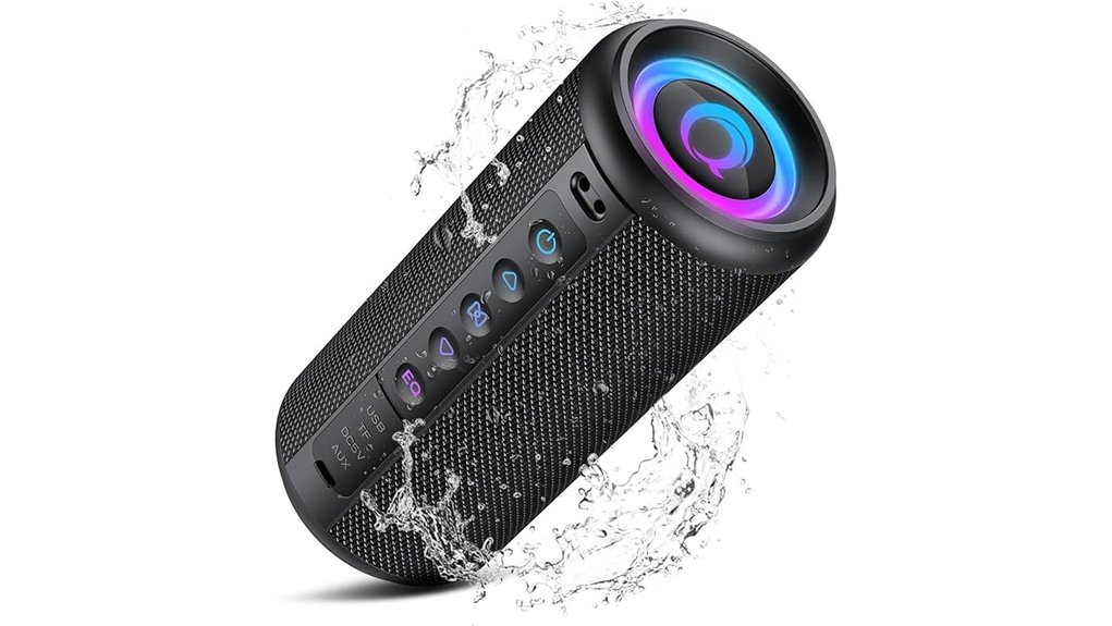 portable bluetooth speaker 20w rgb lights