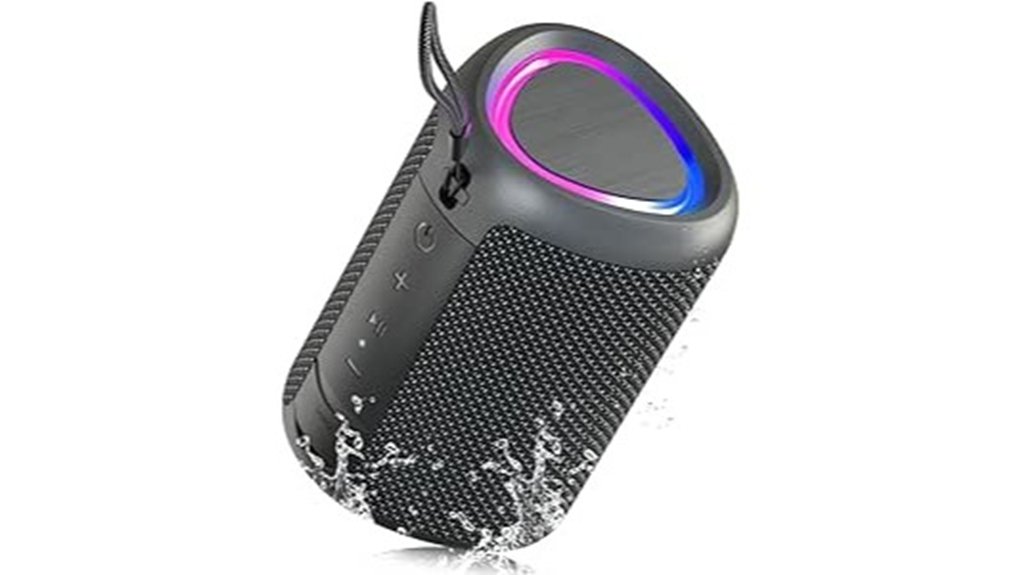 portable bluetooth speaker 20w rgb lights